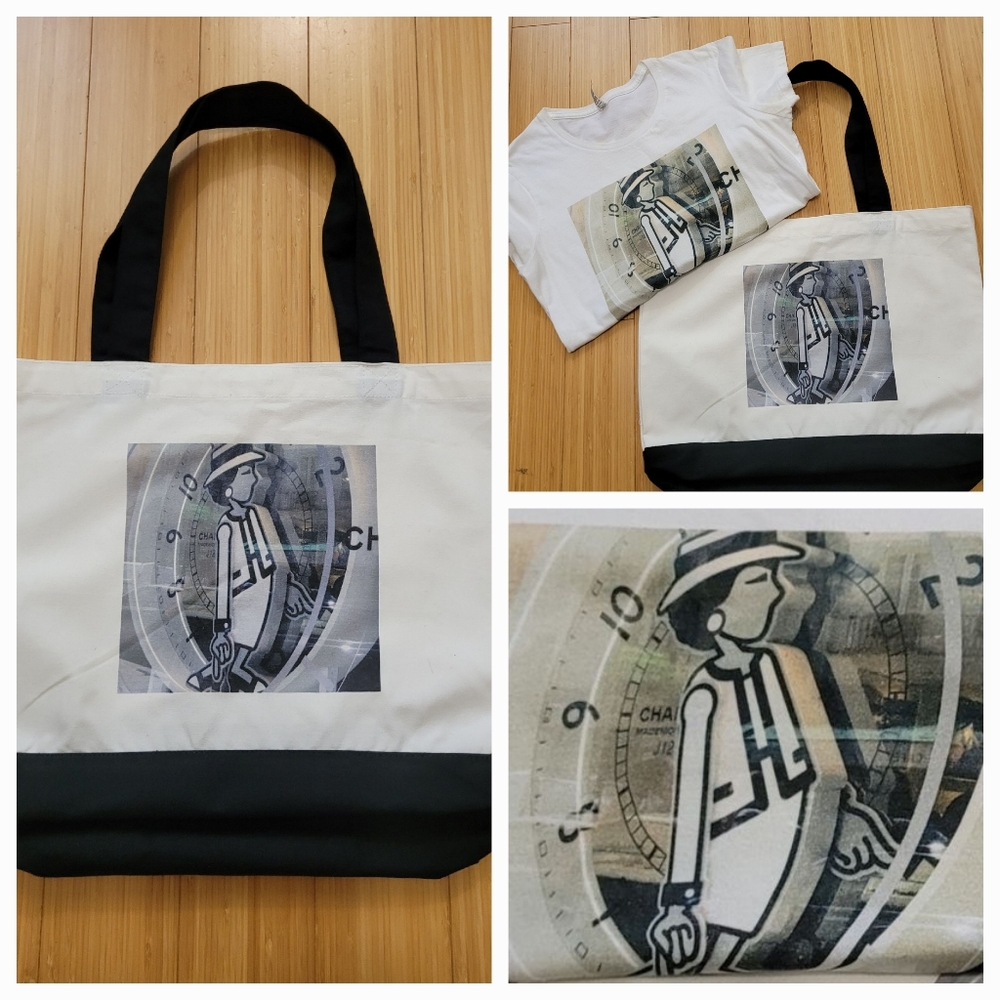 Custom Chanel Bag  / matching Tshirt